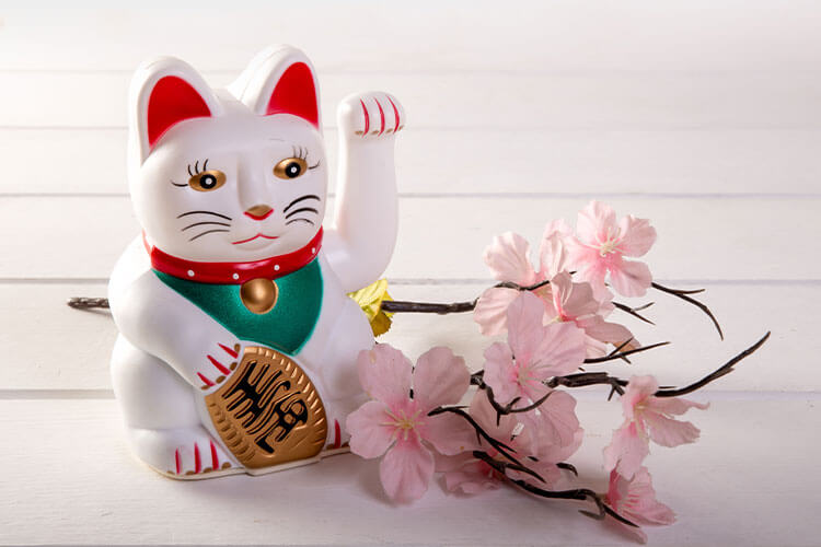 Bazaar Novedades - Los Maneki Neko, también llamados gatos de la suerte,  gatos de la fortuna, gatos del dinero y gatos de bienvenida son muy  populares en la cultura asiática. Aunque se